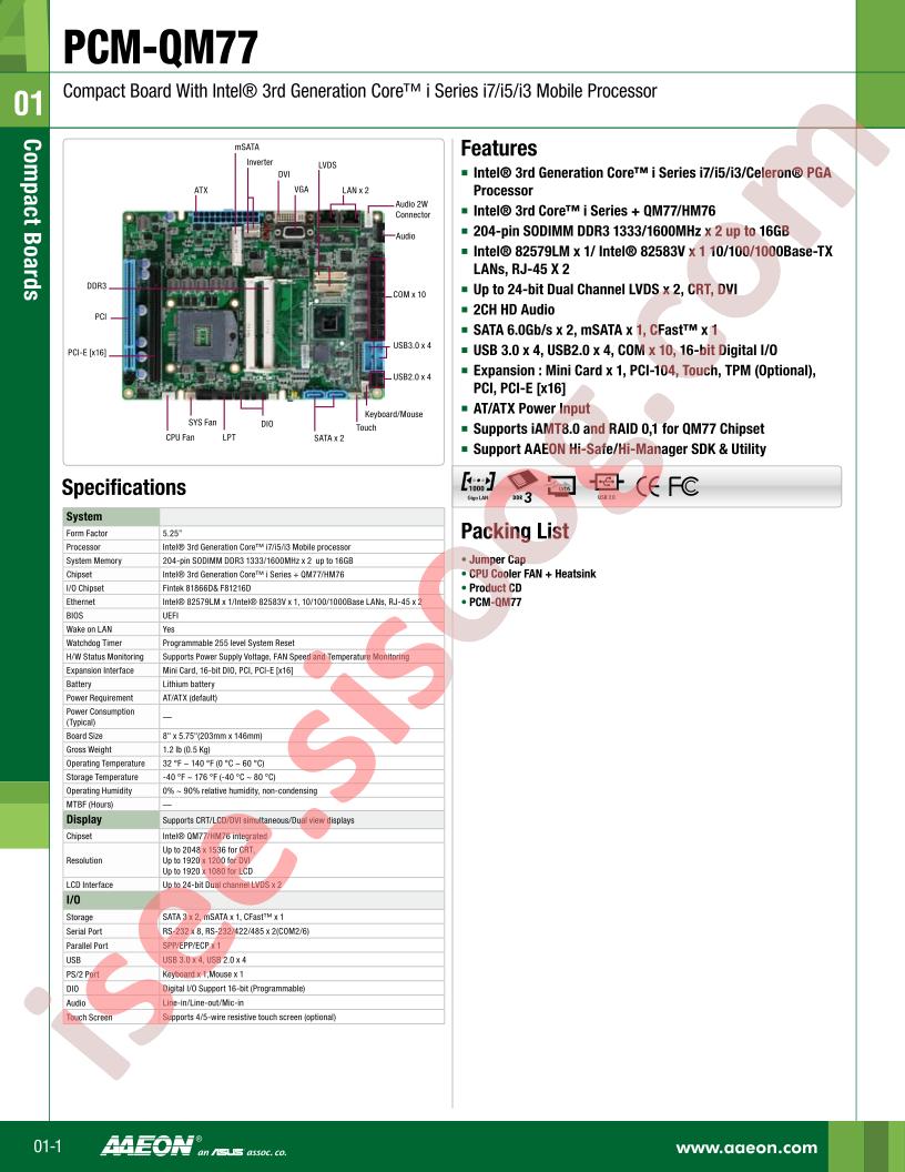 PCM-QM77