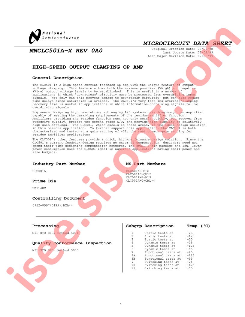 MNCLC501A-X