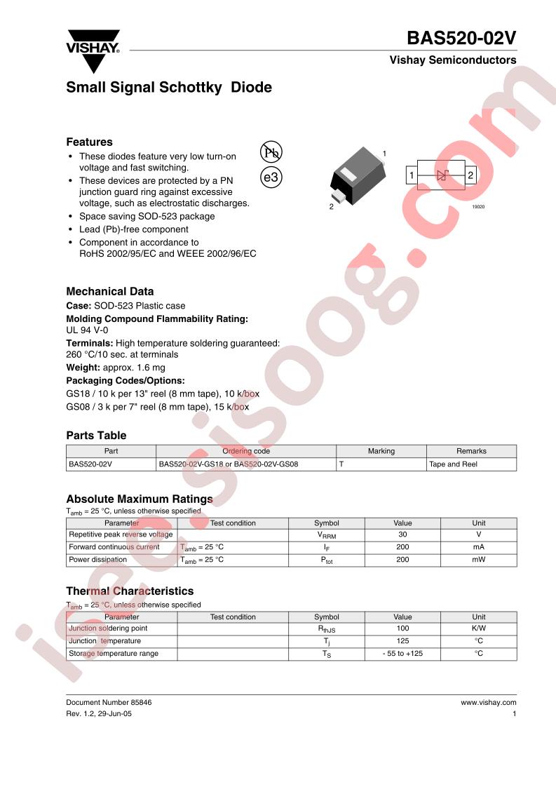 BAS520-02V-GS18