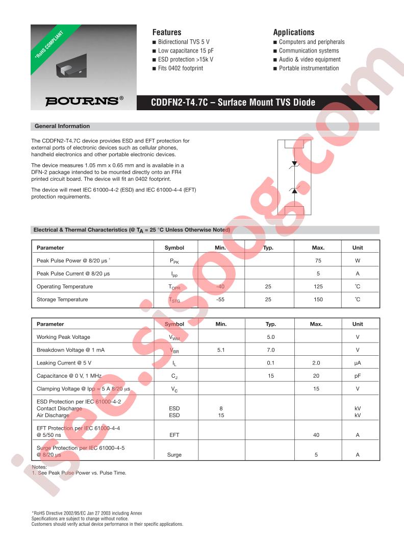 CDDFN2-T4.7C