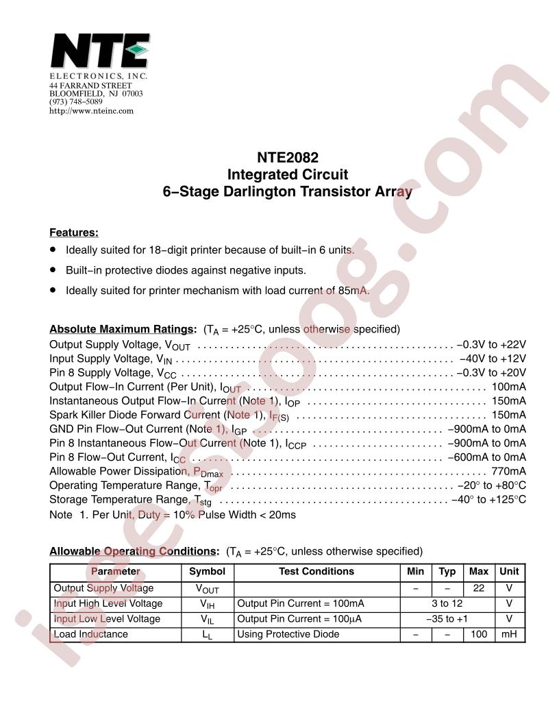 NTE2082