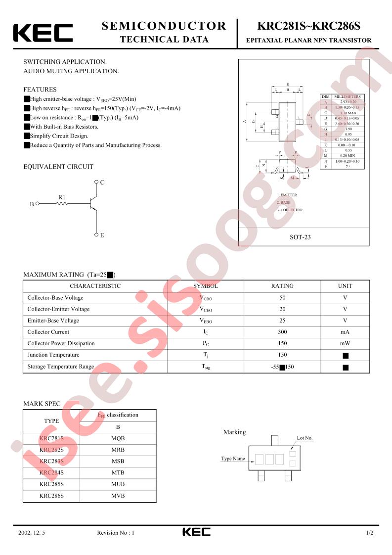 KRC281S