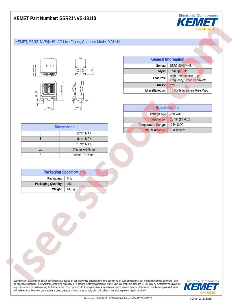 SSR21NVS-13110