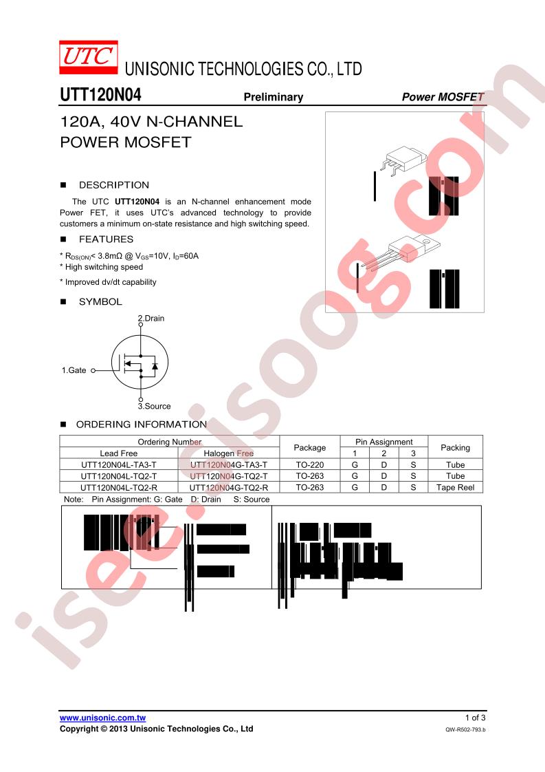 UTT120N04