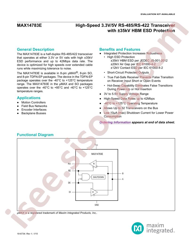 MAX14783EASA