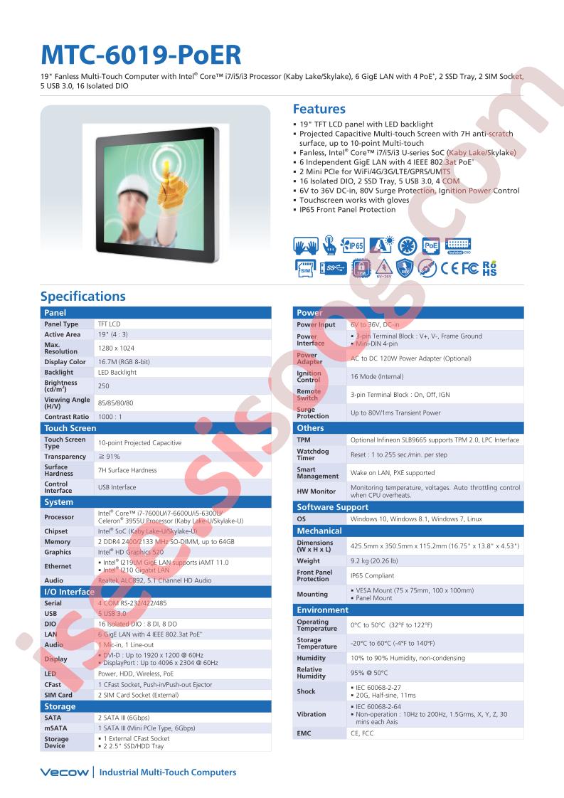 MTC-6019-POER300U