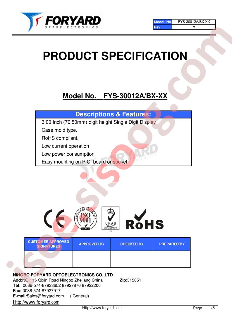 FYS-30012BX-00