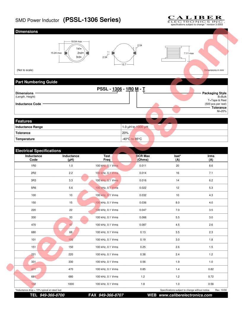 PSSL-1306-101M-B