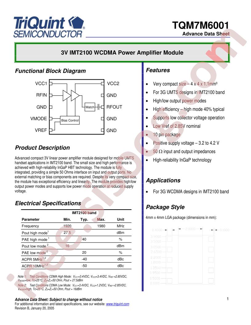TQM7M6001
