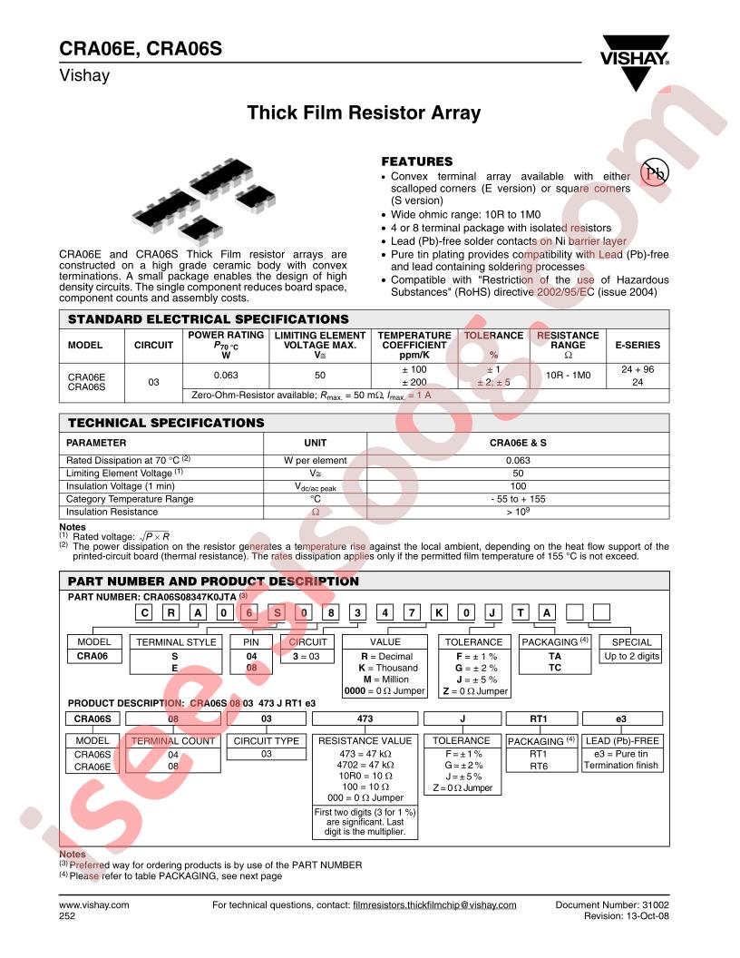 CRA06E04310K0GTA