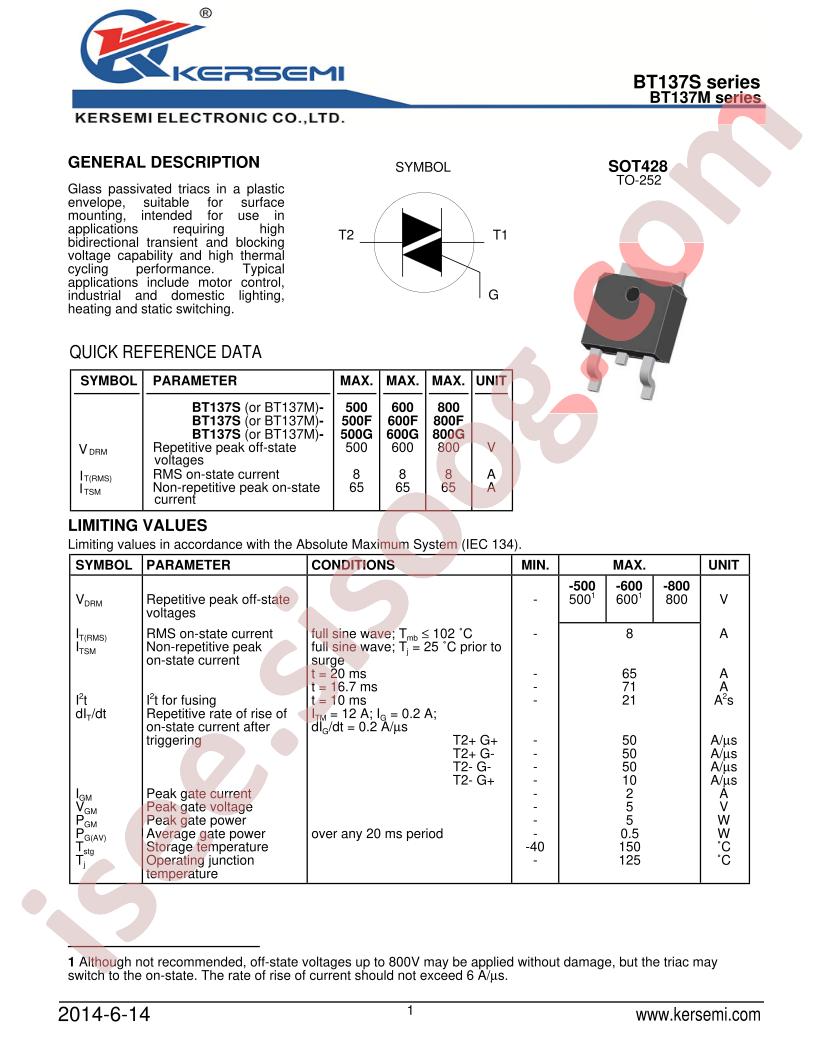 BT137S-600D