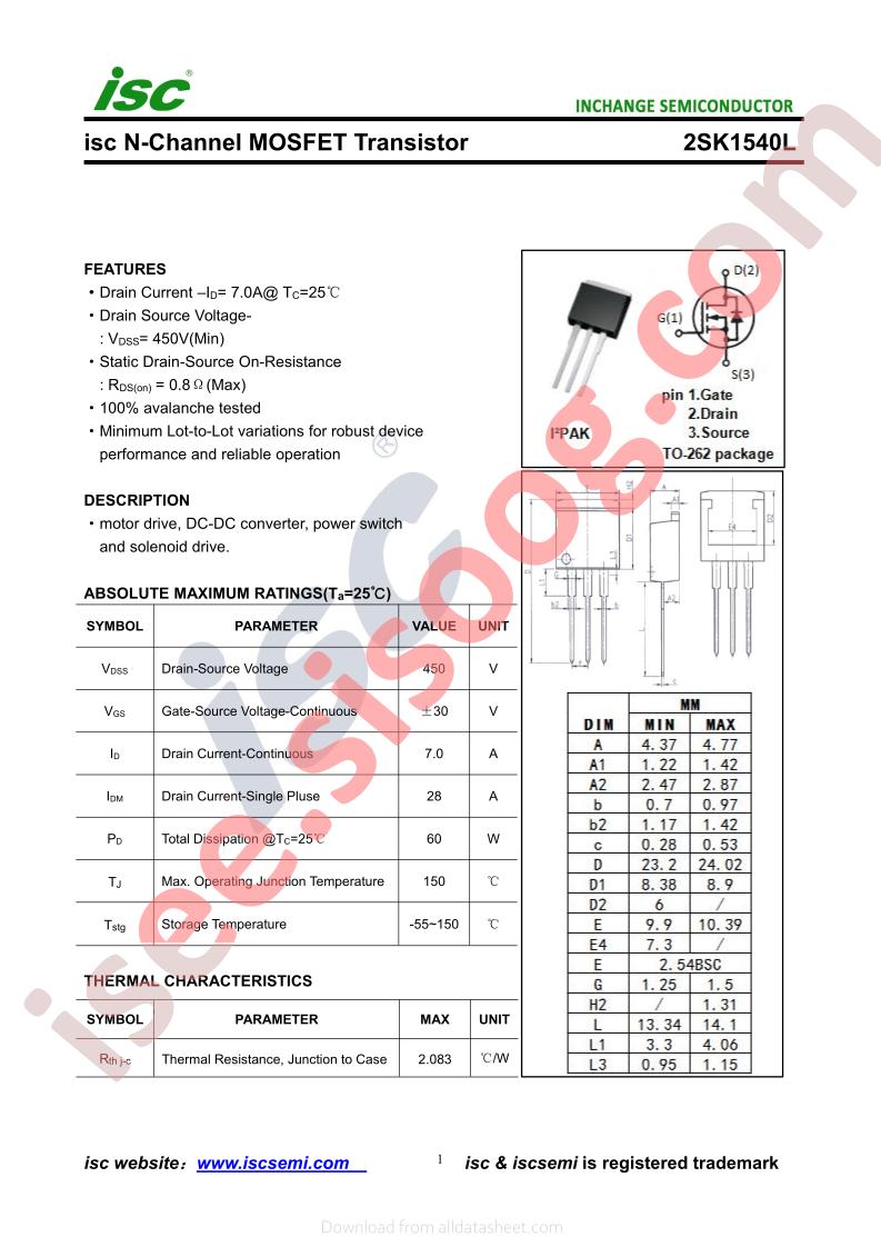 2SK1540L