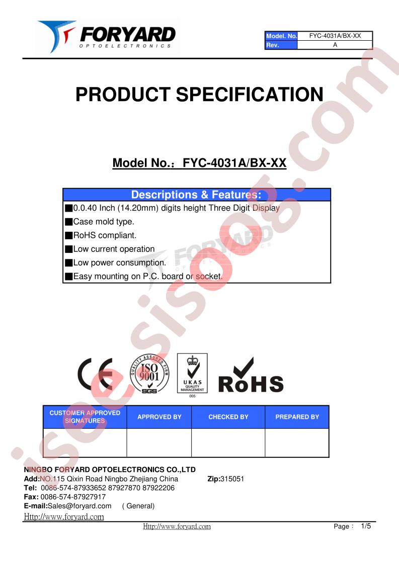 FYC-4031AX-13