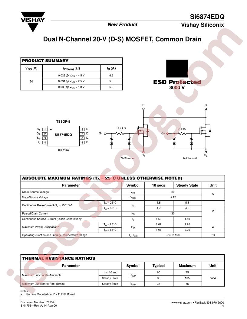 SI6874EDQ