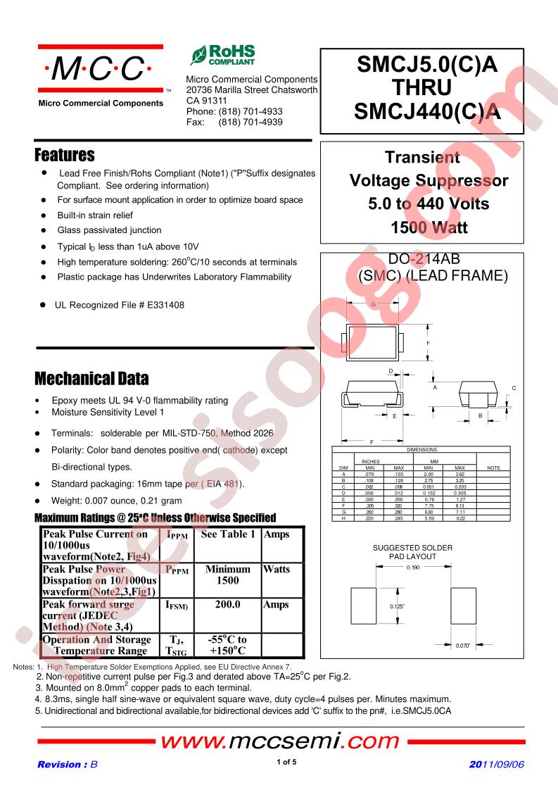 SMCJ10A
