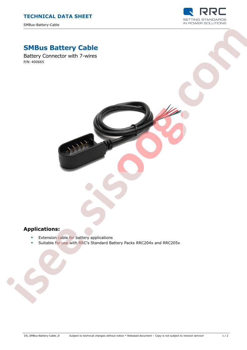 SMBUS-BATTERY-CABLE