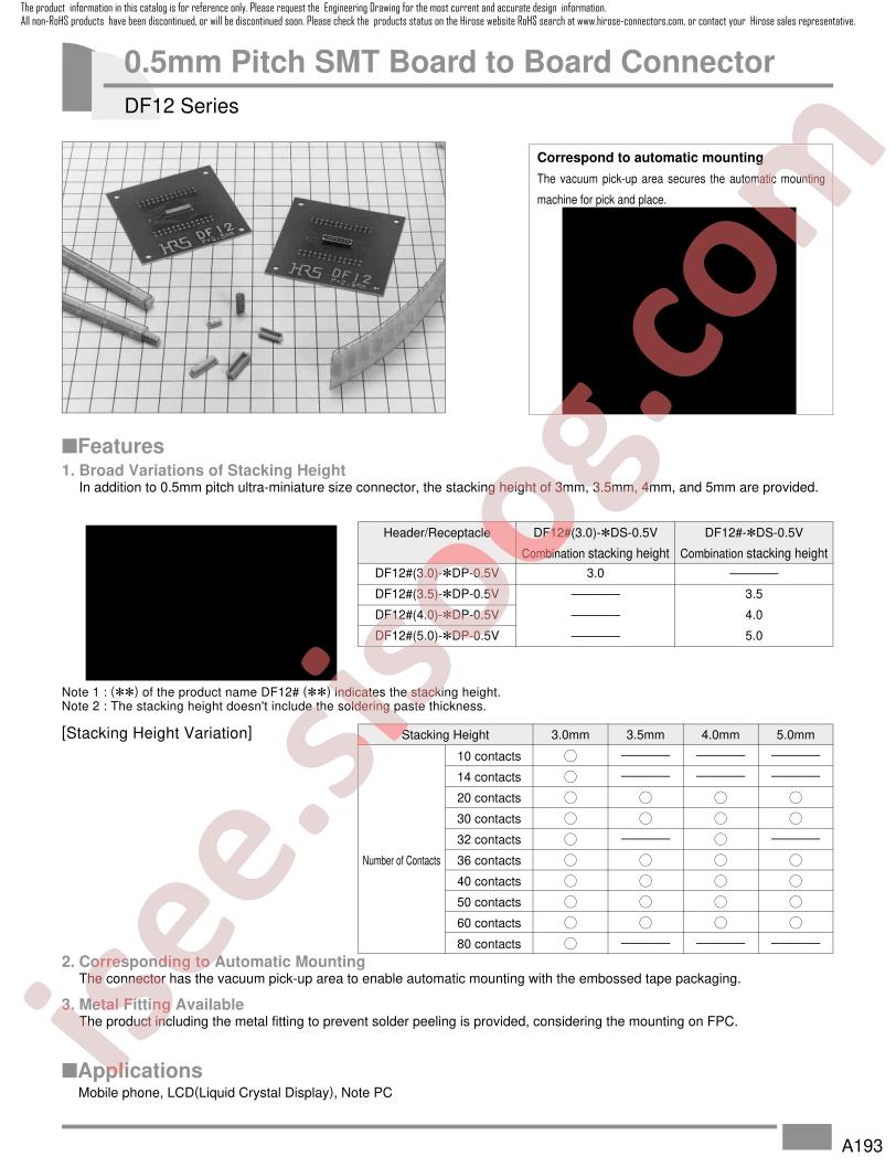 DF12A-40DS-0.5V