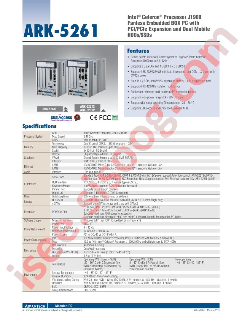 ARK-5261P-J0A1E