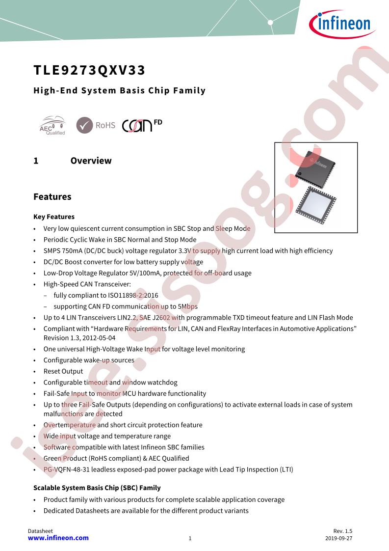 TLE9273QXV33