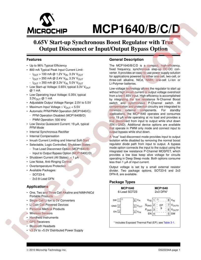 MCP1640BT-I