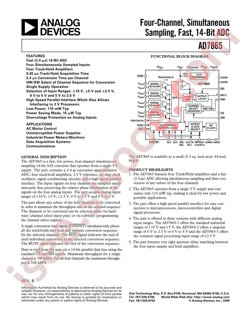 AD7865YS-1