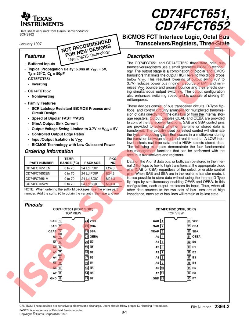 CD74FCT652EN