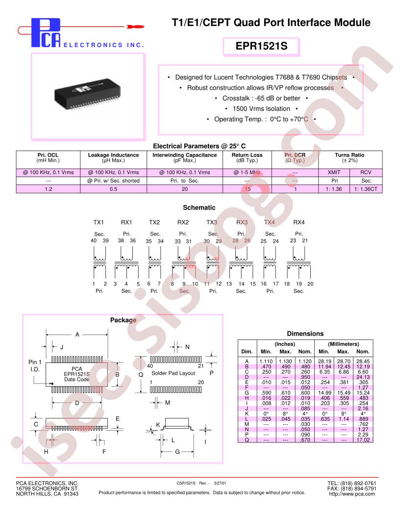 EPR1521S
