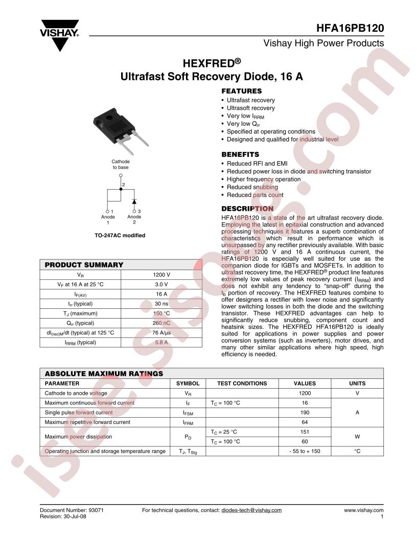 HFA16PB120