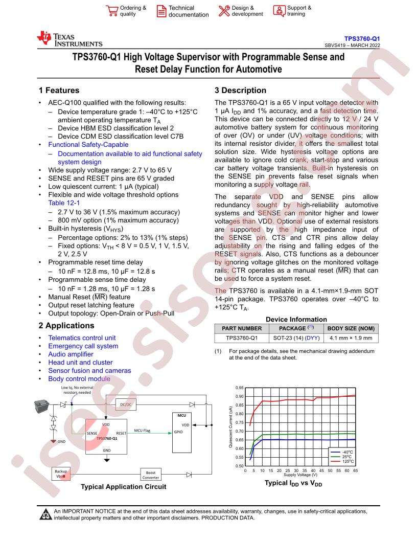 TPS3760A012DYYRQ1