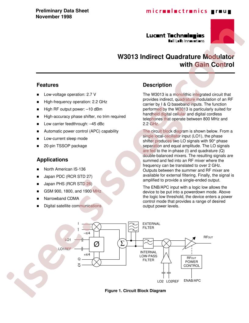 W3013BCL