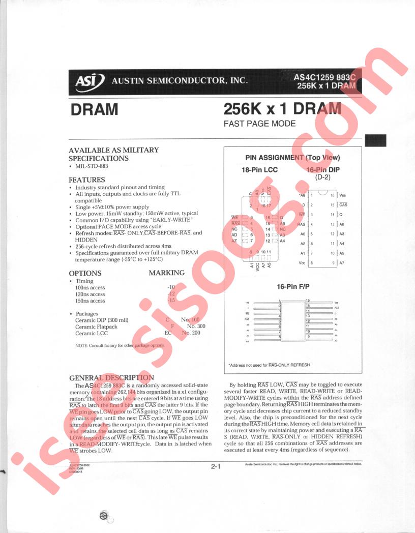 AS4C1259883C