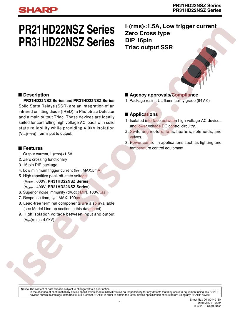 PR21HD22NSZ