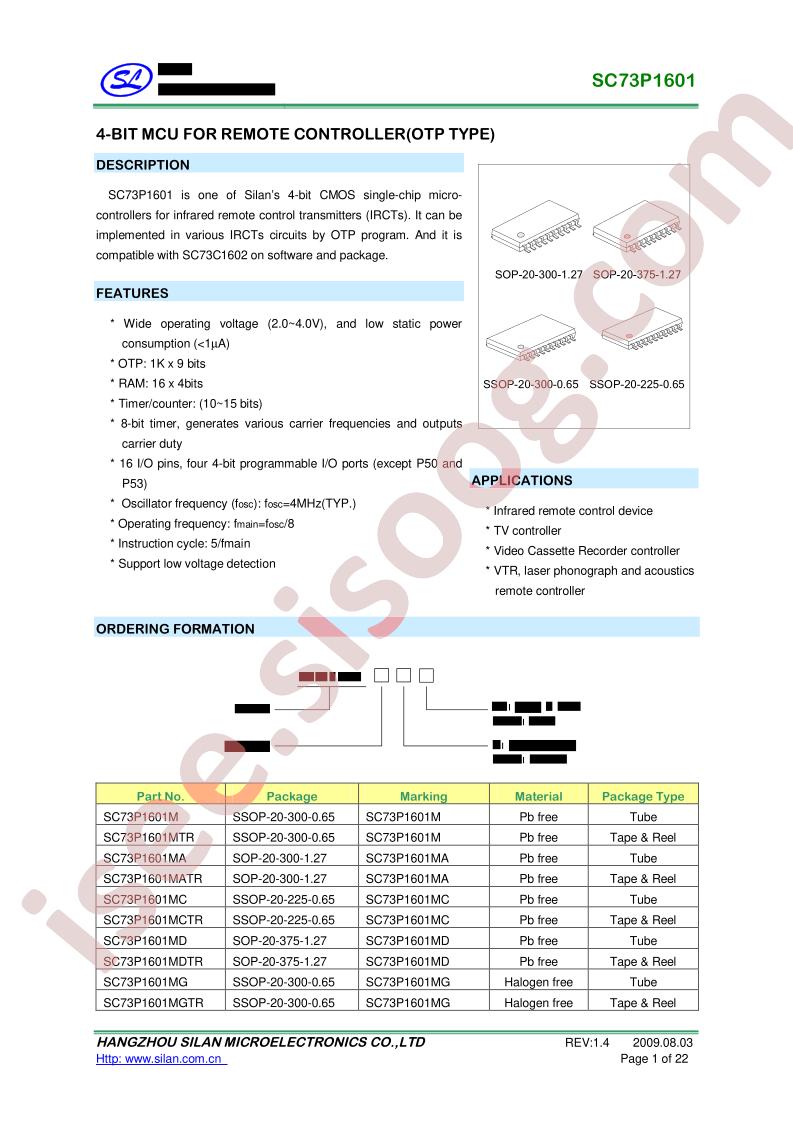 SC73P1601