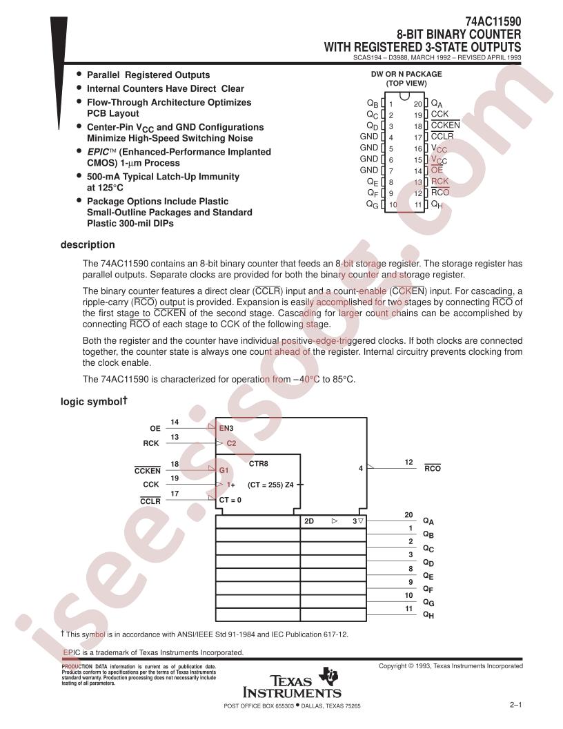 74AC11590