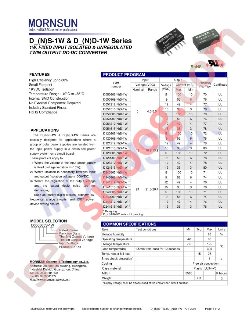D051515NS-1W