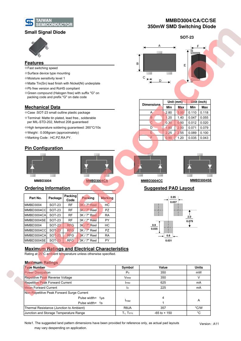 MMBD3004CC