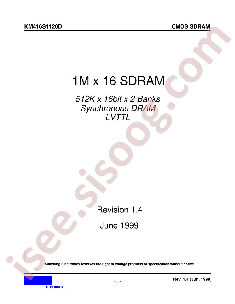KM416S1120D