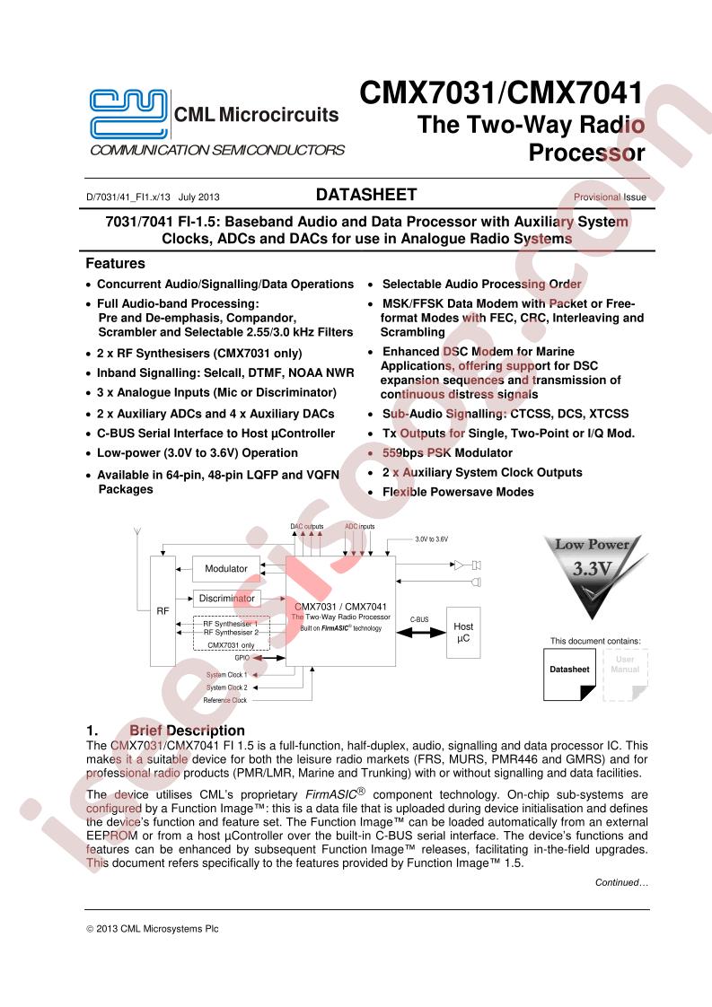CMX7031