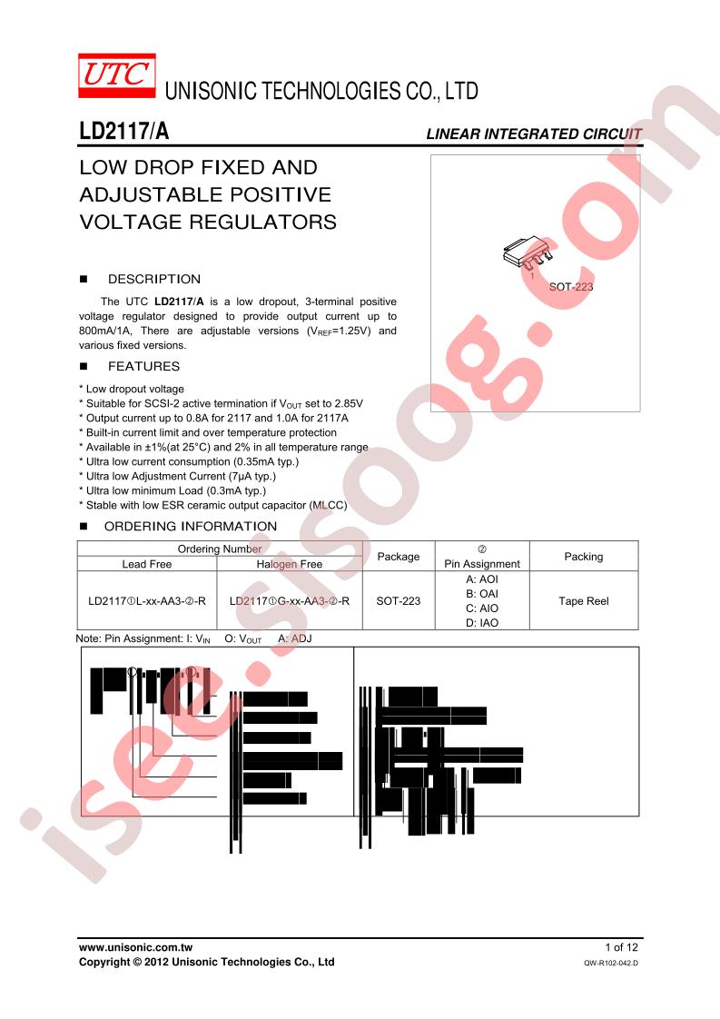 LD2117AG-XX-AA3C-R