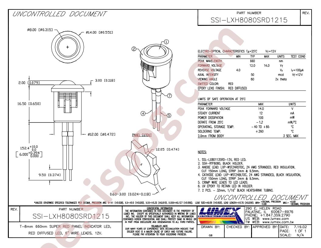 SSI-LXH8080SRD1215