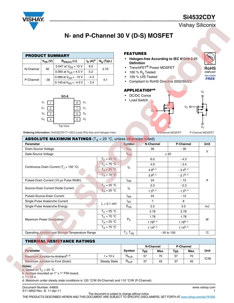 SI4532CDY