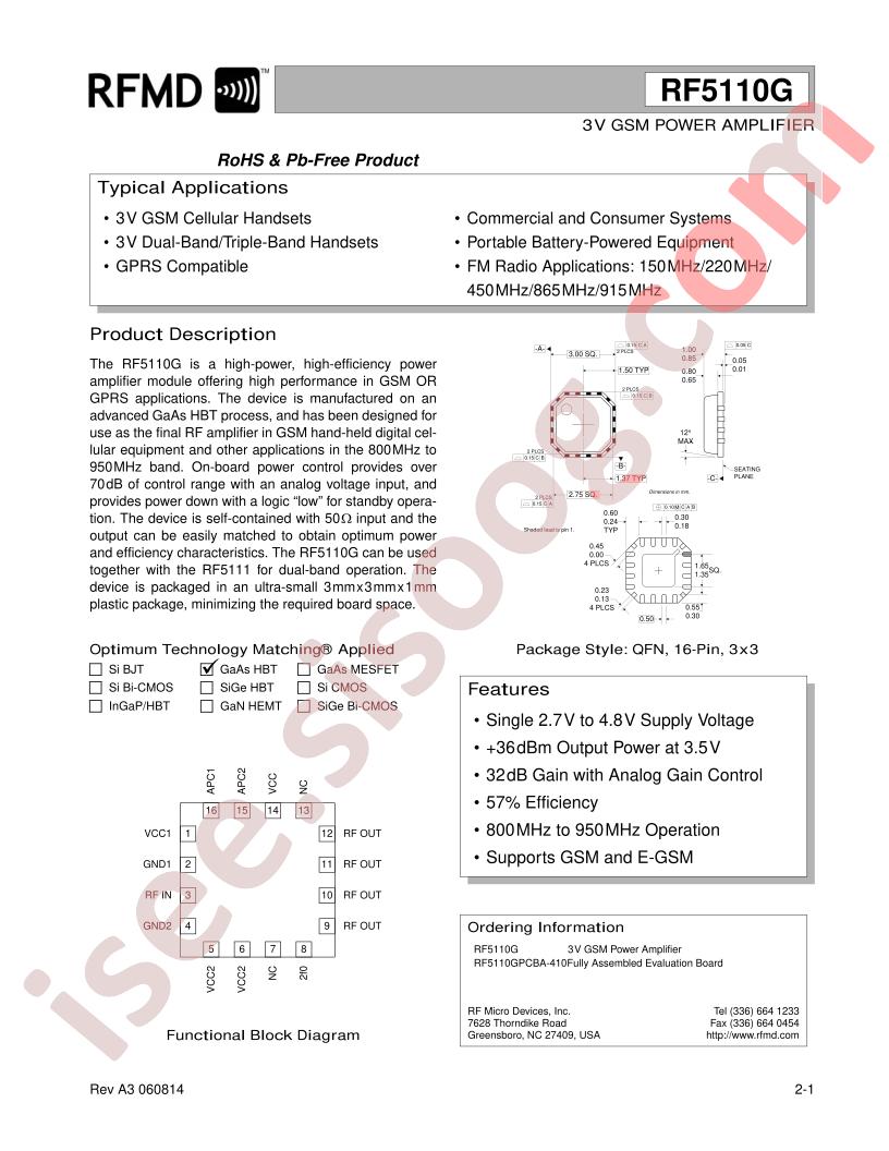 RF5110GPCBA-410