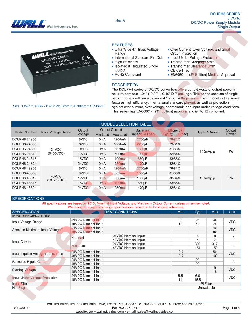 DCUPH6-48S05