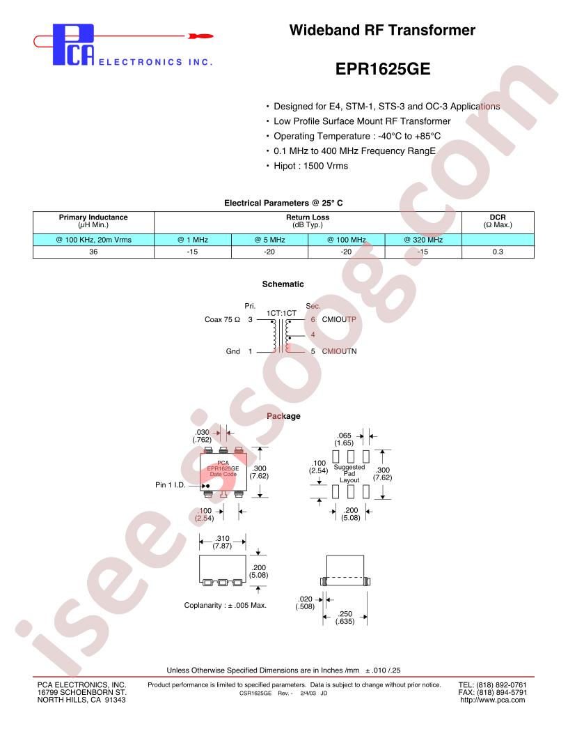 EPR1625GE