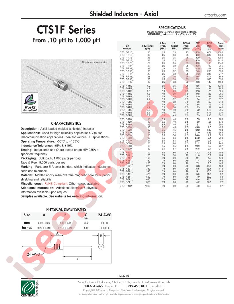 CTS1F-102J