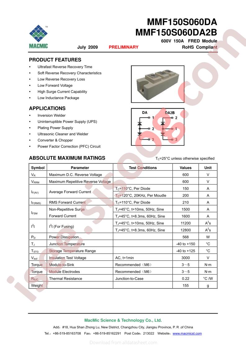 MMF150S060DA