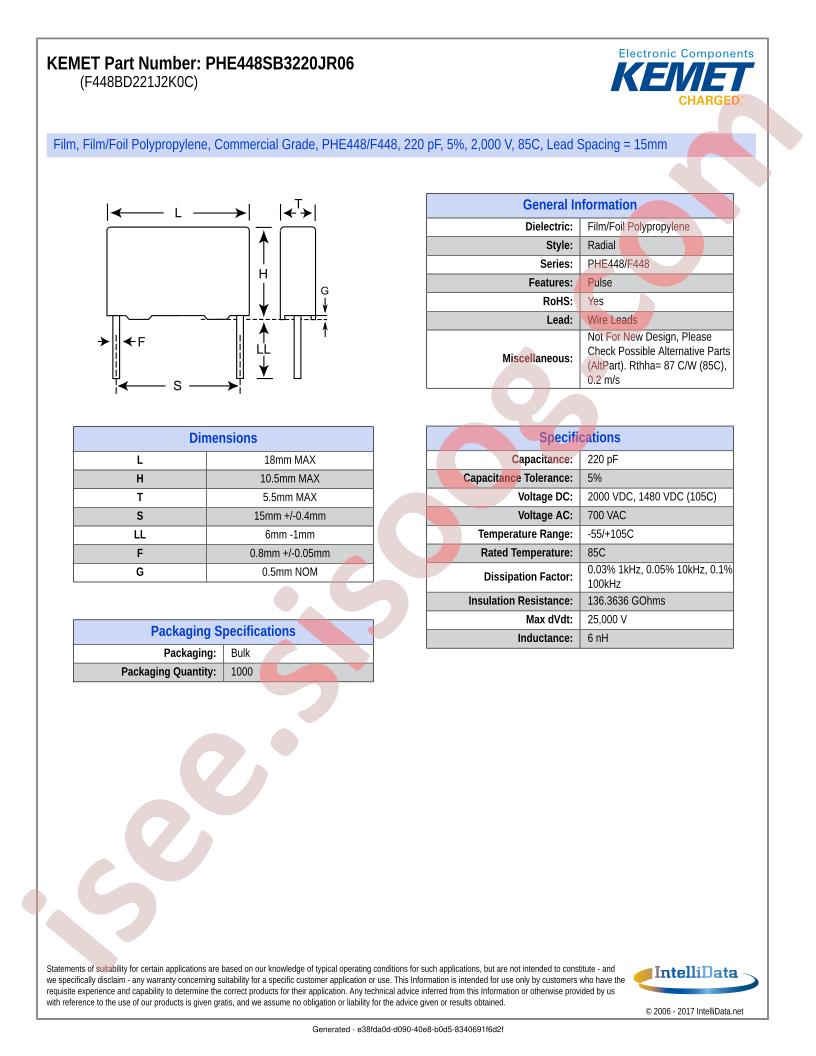 PHE448SB3220JR06