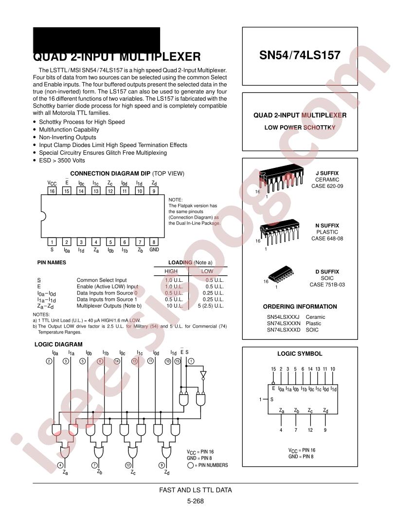 SN54LS157J