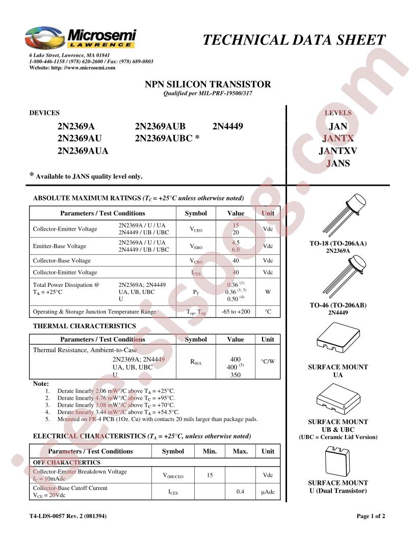 2N2369AUB