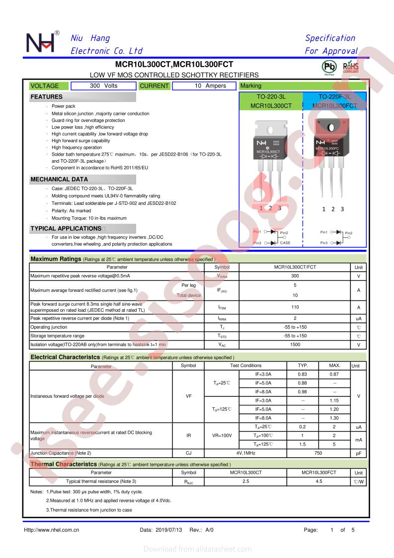 MCR10L300FCT